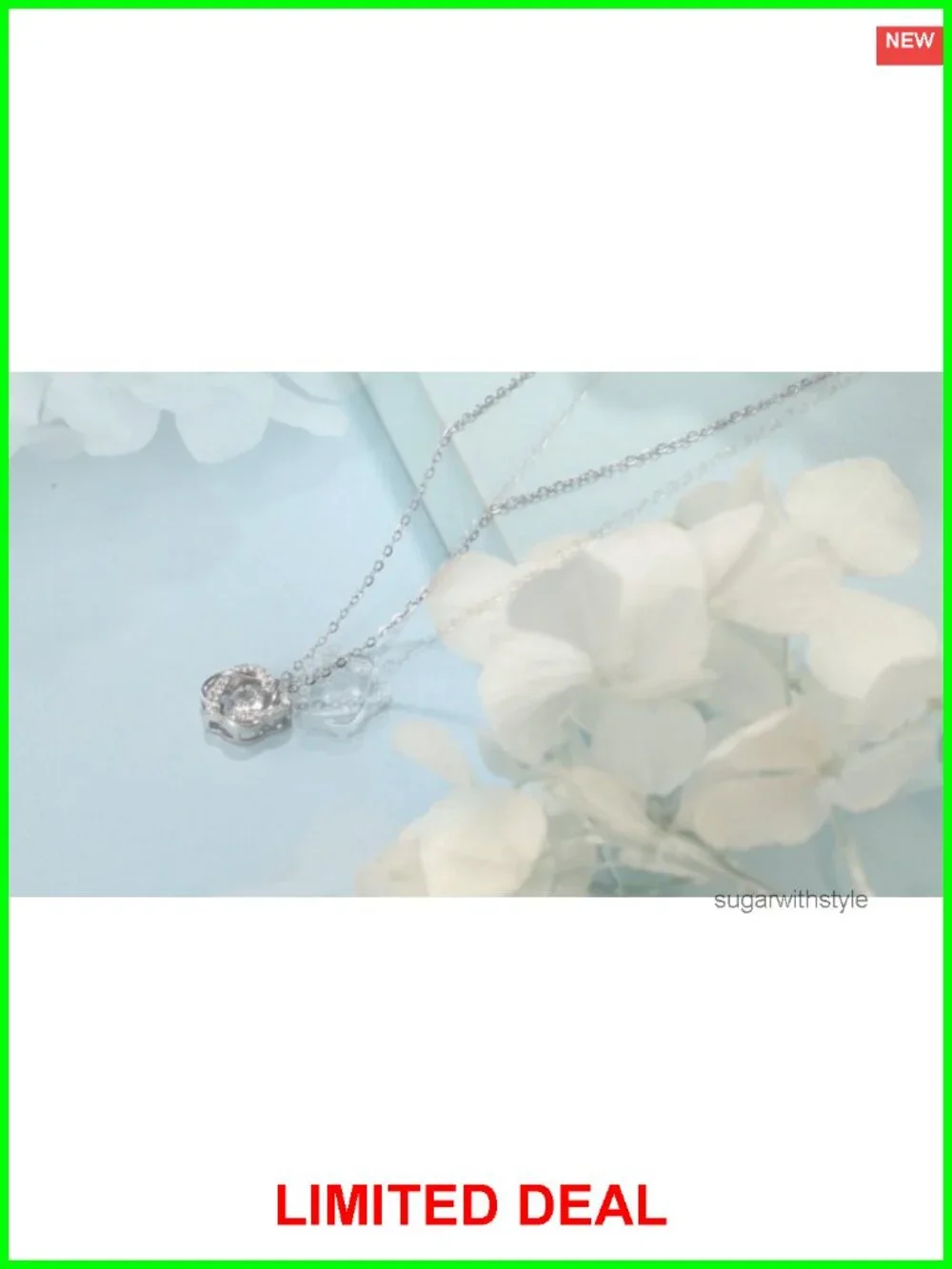 Sterling Silver Infinity Heart Necklace Graduation Gift Box